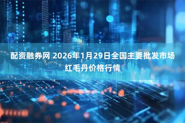 配资融券网 2026年1月29日全国主要批发市场红毛丹价格行情