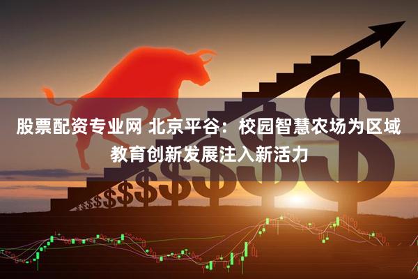 股票配资专业网 北京平谷：校园智慧农场为区域教育创新发展注入新活力